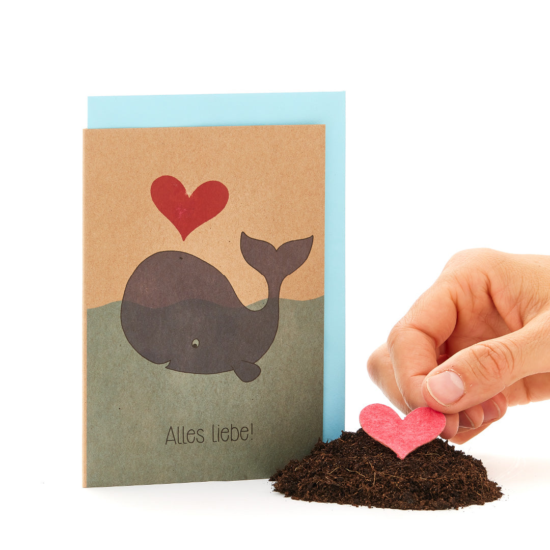 Grußkarte "Alles Liebe"