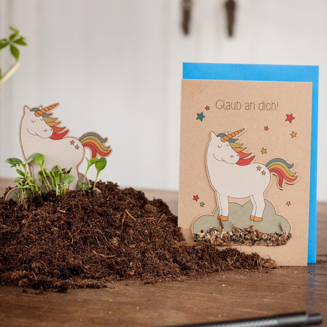 Grußkarte "Glaub an dich"