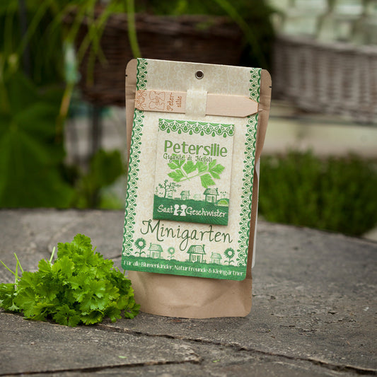 Anzuchtset – Minigarten BIO-Petersilie