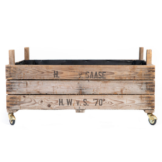 Rollendes Hochbeet aus Zwiebelsieben