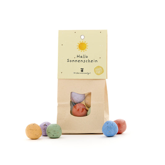 Hallo Sonnenschein - Bunte Blumenmurmeln