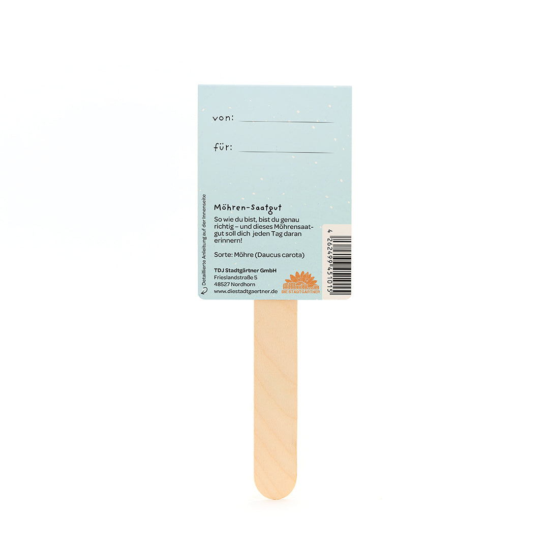 Ich mag dich mit all deinen Karotten - Saatgruß (BIO)