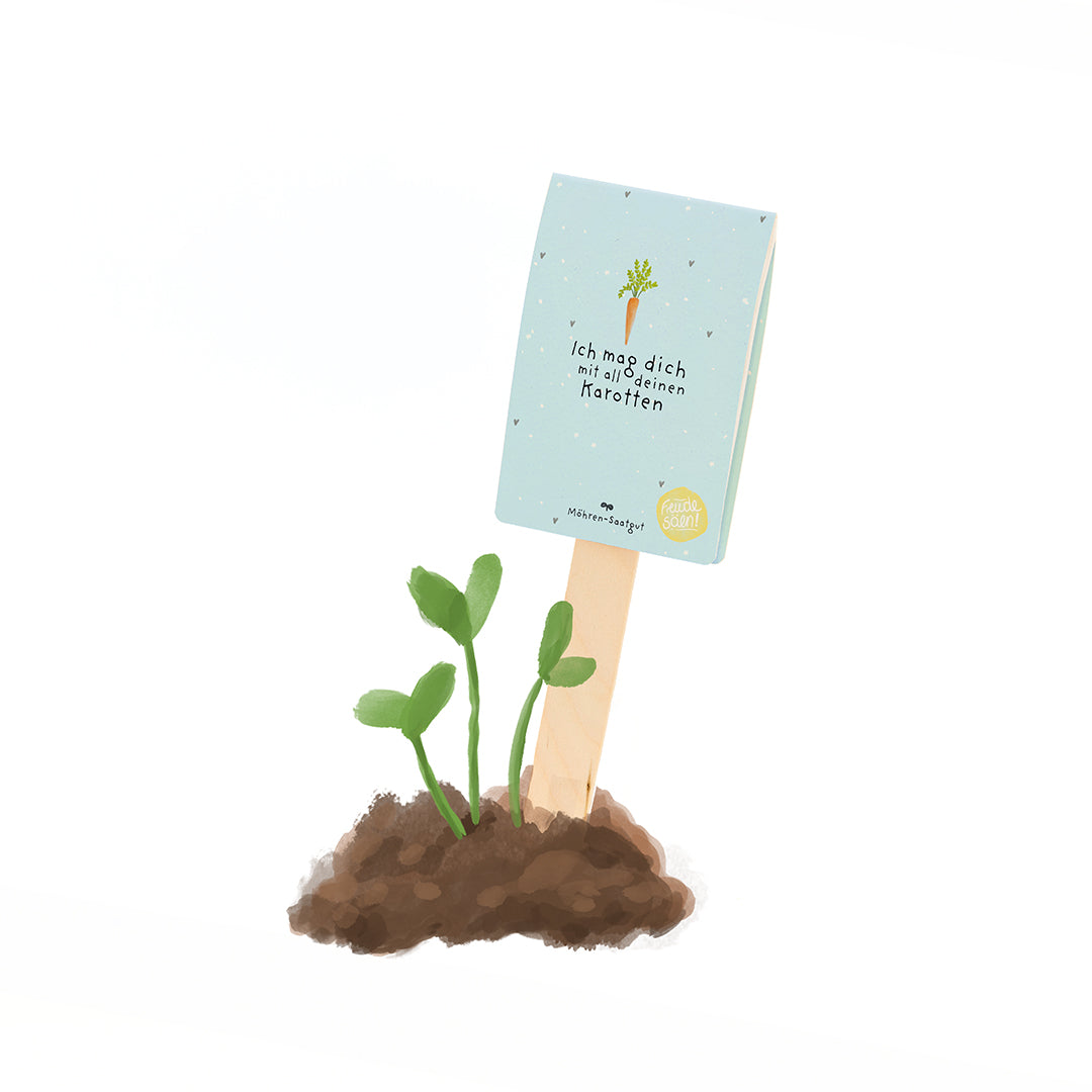 Ich mag dich mit all deinen Karotten - Saatgruß (BIO)