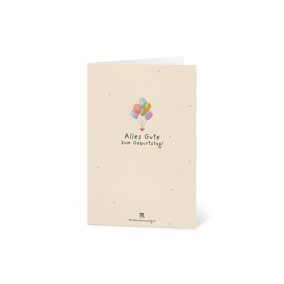 Grußkarte - Alles Gute zum Geburtstag