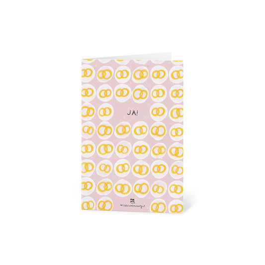 Grußkarte - Ja!