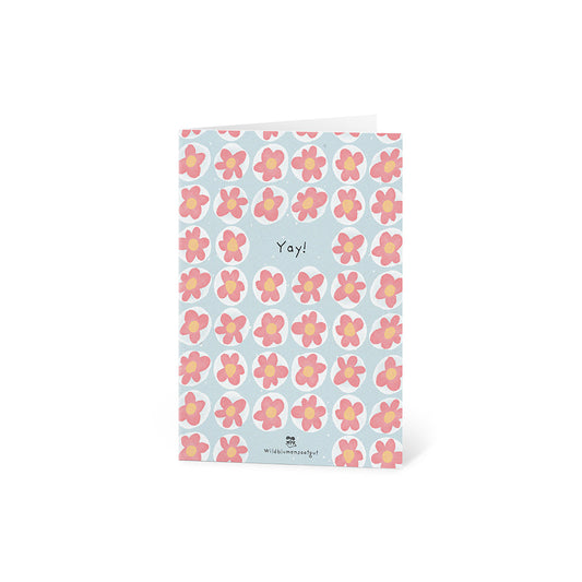 Grußkarte - Yay!