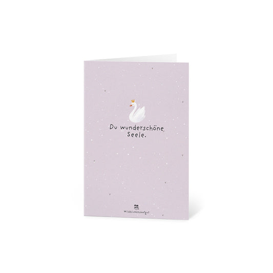 Grußkarte - Du wunderschöne Seele