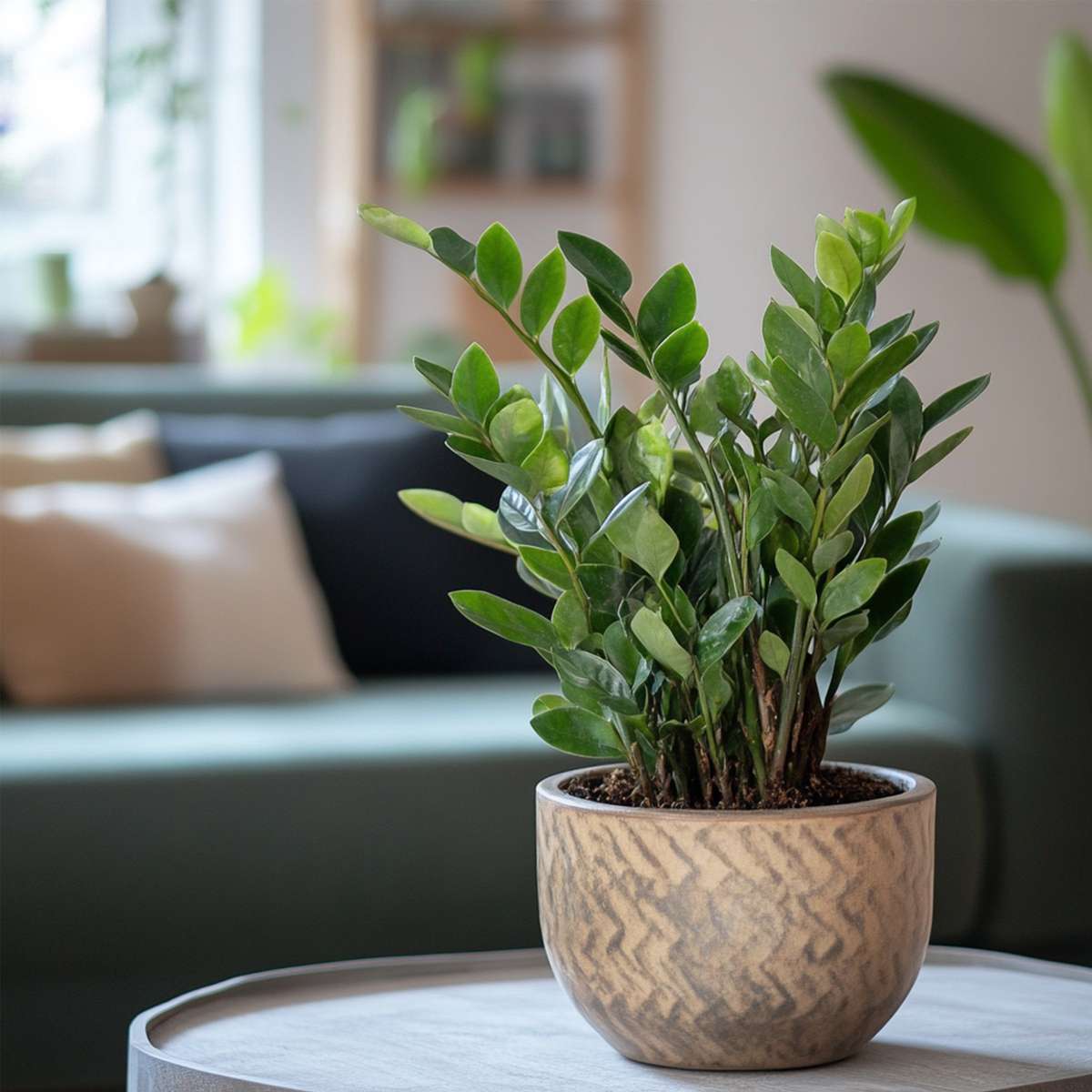 Other Green Houseplants Glücksfeder - Zamioculcas Emerald - Höhe 70-80Cm - ⌀21Cm