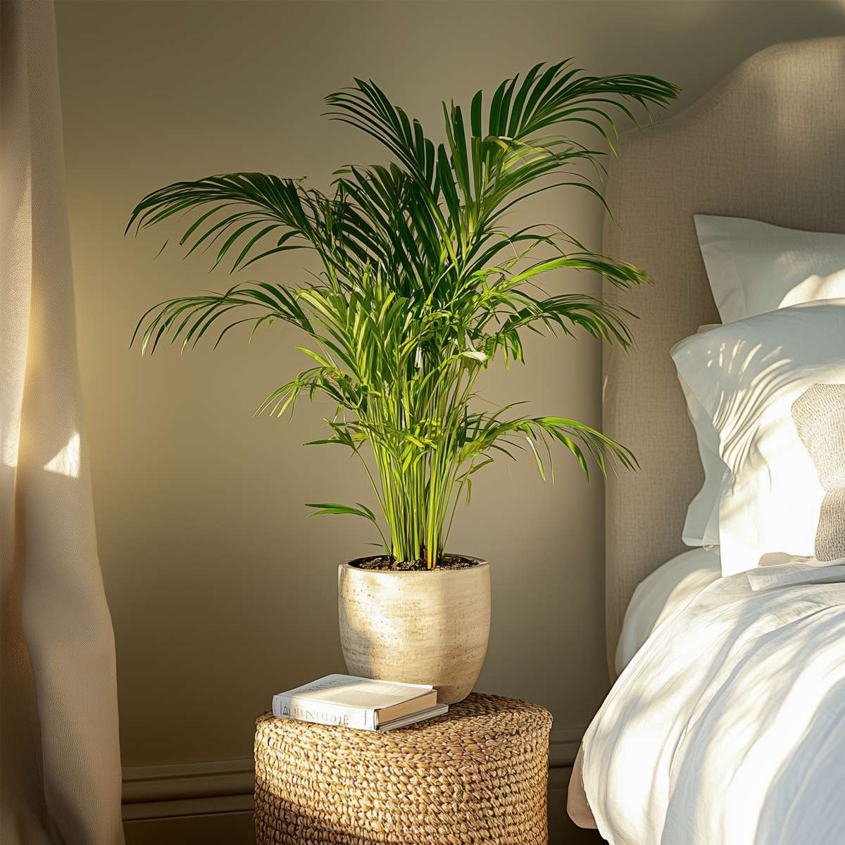 Indoor Palms Goldfruchtpalme - 2 Stk - Dypsis Lutescens - Höhe 100-120Cm - ⌀21Cm