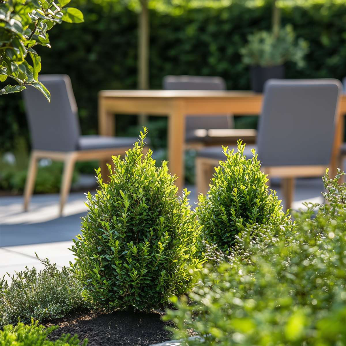 Hedge Plants Japanische Stechpalme - 2 Stk - Ilex Crenata 'Jenny' - Höhe 55-65Cm - ⌀21Cm