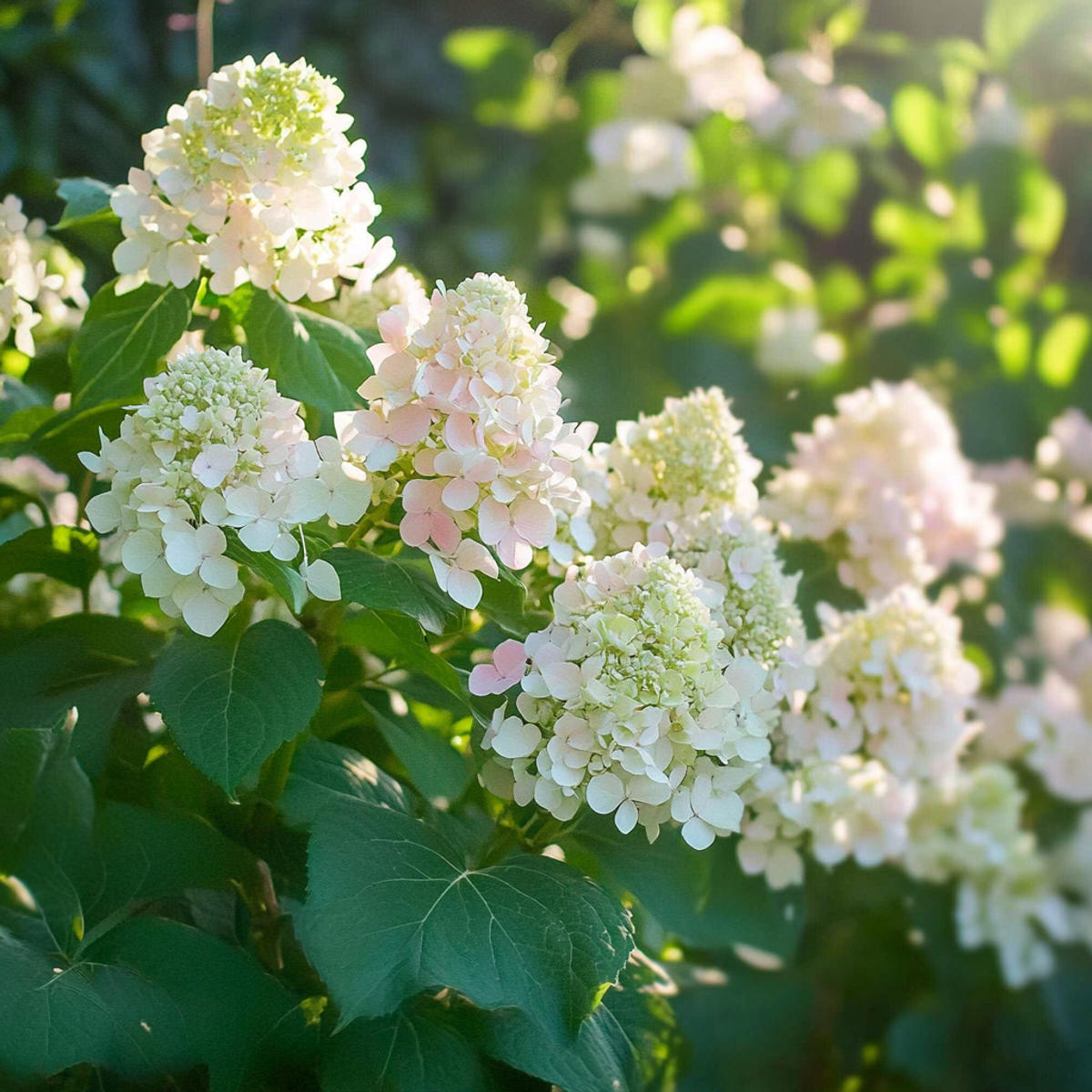 Hydrangea Hortensie - 3 Stk - Hydrangea Paniculata 'Phantom' - Höhe 25-40Cm - ⌀9Cm
