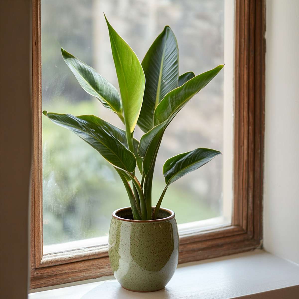 Strelitzia Paradiesvogelblume - Strelitzie - Strelitzia Reginea - Höhe 25-40Cm - ⌀9Cm