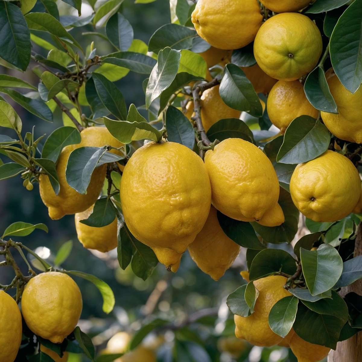 Fruit Trees Mediterranen Obstbäumen - 4 Stk - Höhe 25-40Cm - ⌀9Cm