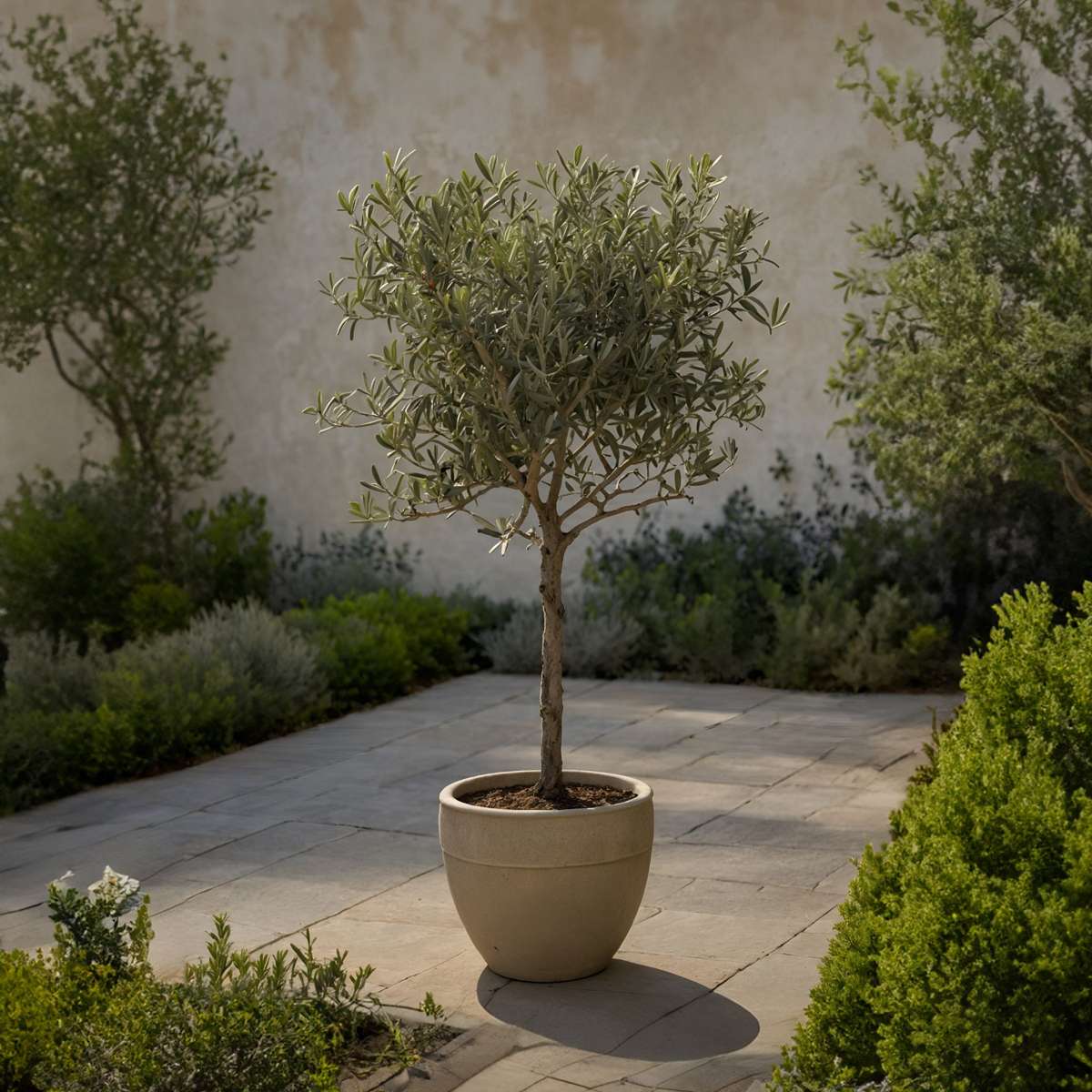 Olive Trees Olivenbaum - 2 Stk - Olea Europaea - Höhe 90-100Cm - ⌀21Cm