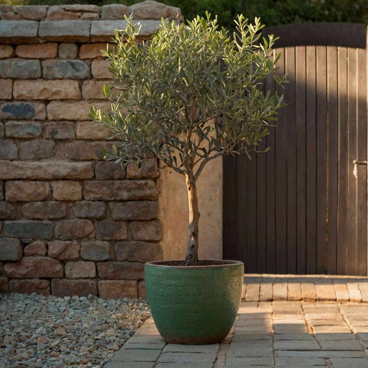 Olive Trees Olivenbaum - Olea Europaea - Höhe 80-90Cm - ⌀19Cm