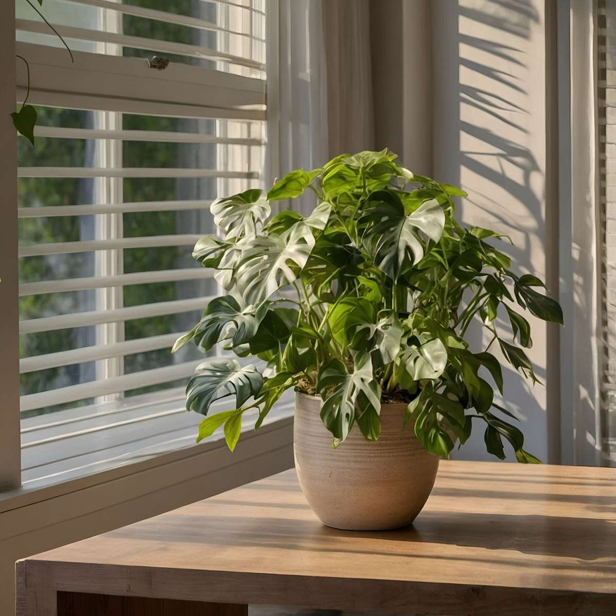 Monstera Fensterblatt - 2 Stk - Rhaphidophora Tetrasperma - Höhe 20-30Cm - ⌀12Cm