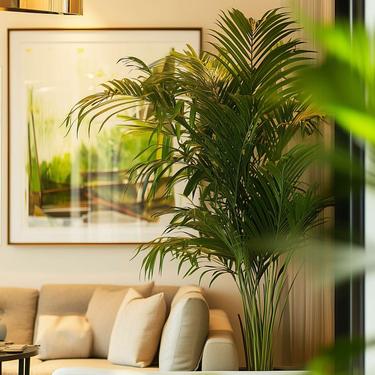 Indoor Palms Kentia Palme - 2 Stk - Howea Forsteriana - Höhe 90-100Cm - ⌀18Cm