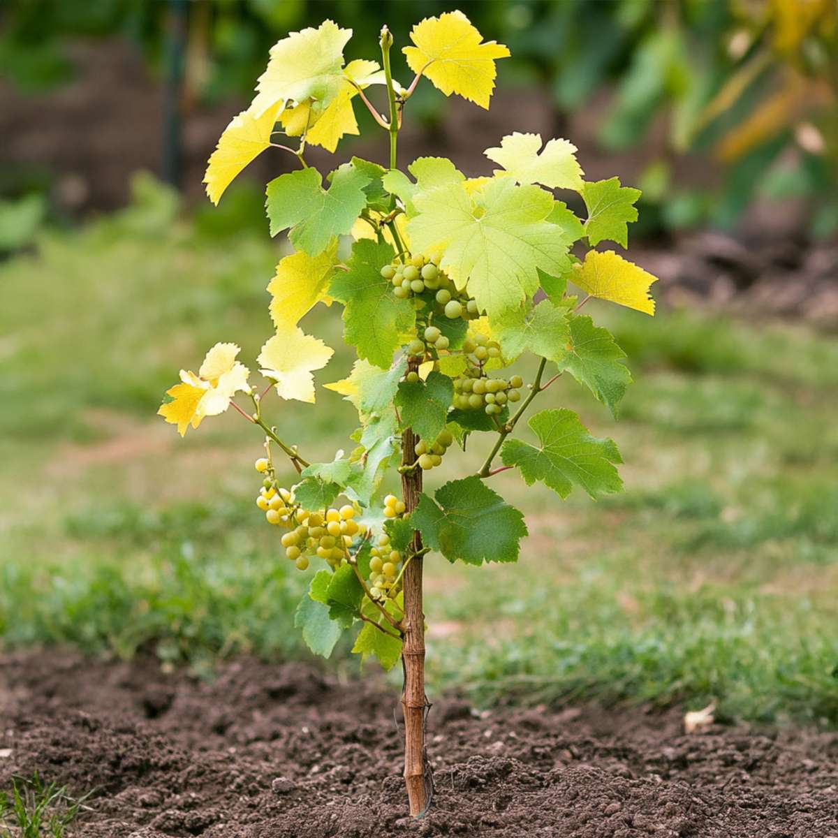 Fruit Trees Traubenpflanze - Vitis Vinifera ‘Himrod’ - Höhe 60-75Cm - ⌀21Cm