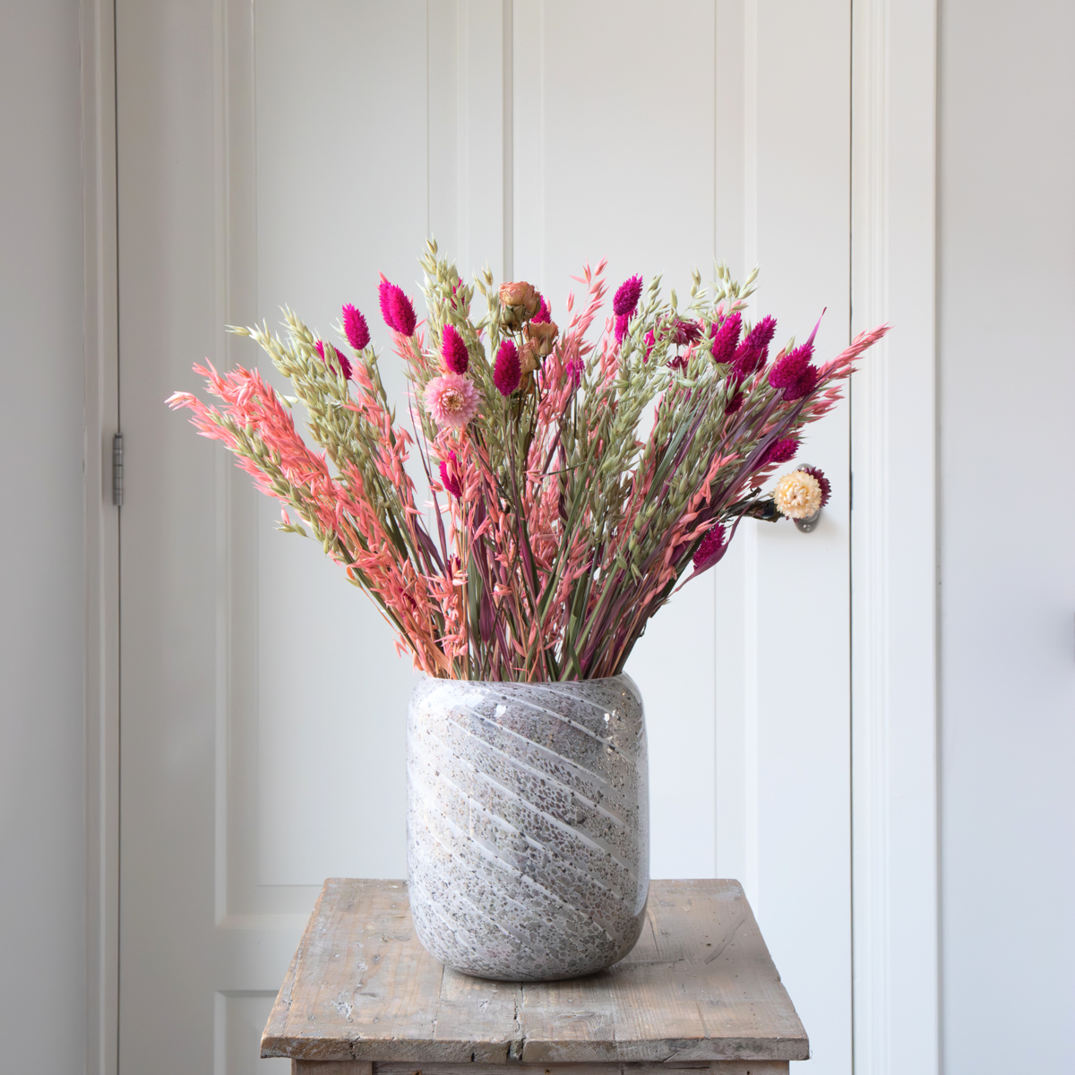 Dried Flowers Blumenstrauß 'Loose Fit Lady Bird' - Getrocknete Blumen - Höhe 50Cm