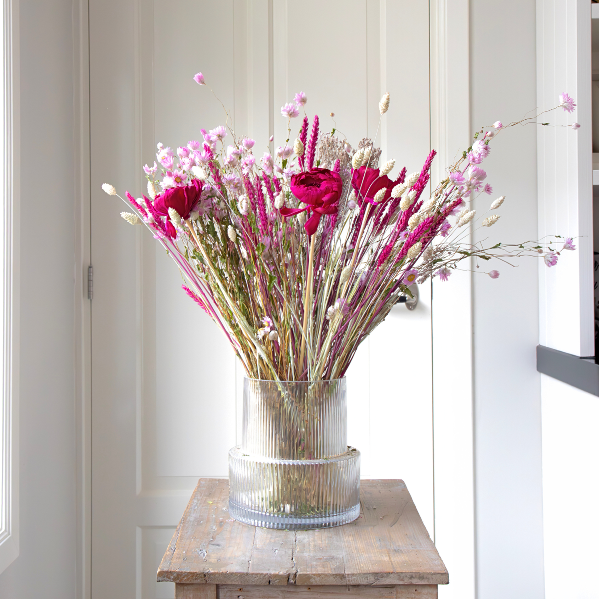 Dried Flowers Blumenstrauß 'Flourish Love' - Getrocknete Blumen - Höhe 50Cm