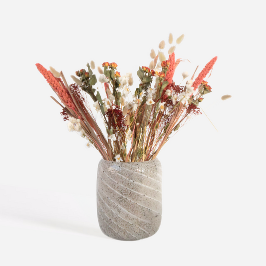 Dried Flowers Blumenstrauß 'Lady In Red' - Getrocknete Blumen - Höhe 55Cm