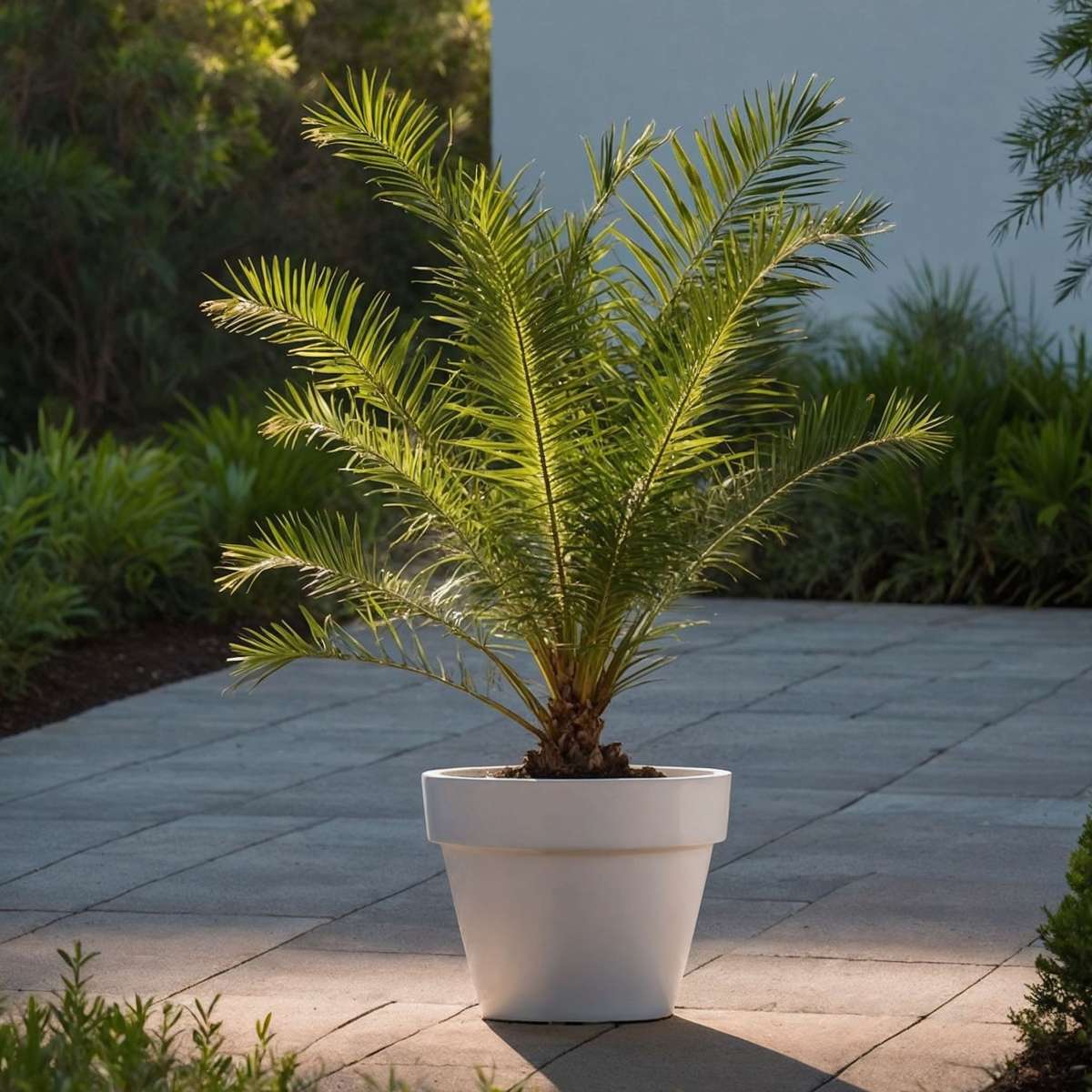 Garden Palms Kanarische Dattelpalme - Phoenix Canariensis - Höhe 50-60Cm - ⌀15Cm