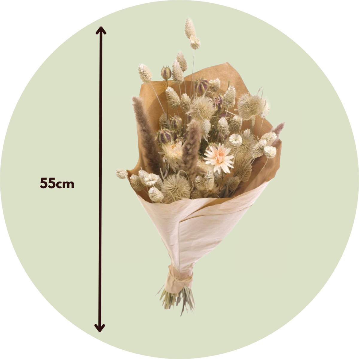 Dried Flowers Getrocknete Blumen - Strauß 'Trendy Classic'