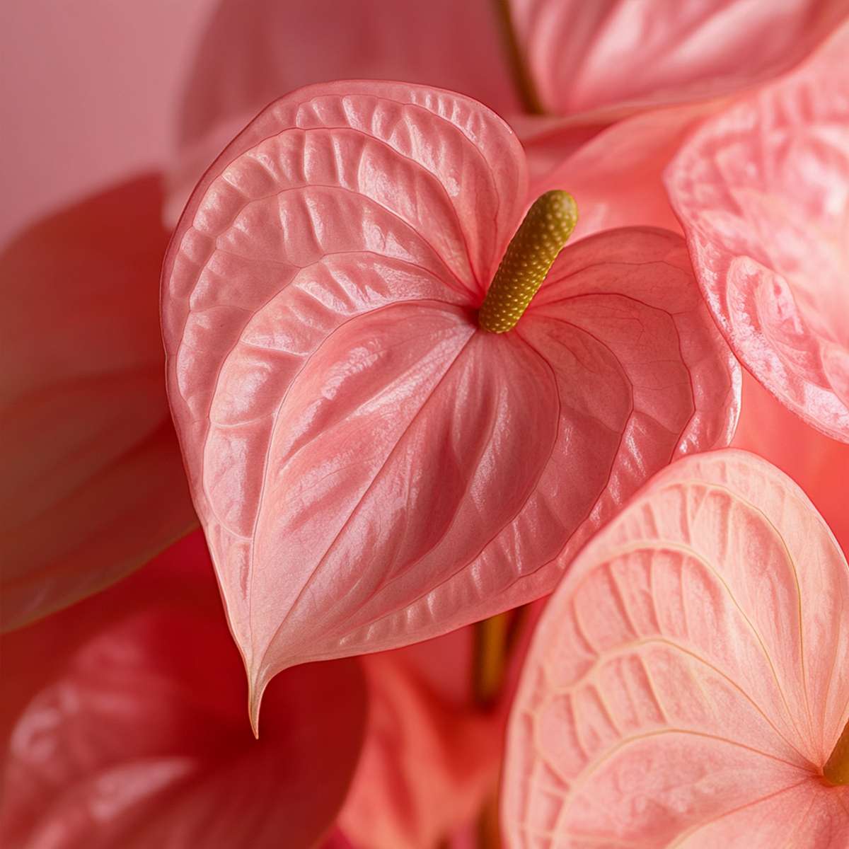 Blooming Houseplants Flamingoblume - Anthurium 'Colorado Pink' - Höhe 40-55Cm - Ø14Cm