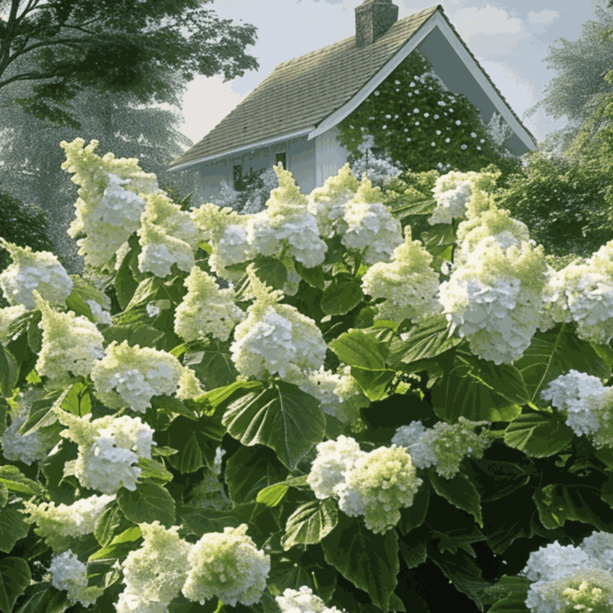 Hydrangea Hortensie - Hydrangea Paniculata 'Ice Crystal' - Höhe 25-40Cm - ⌀19Cm