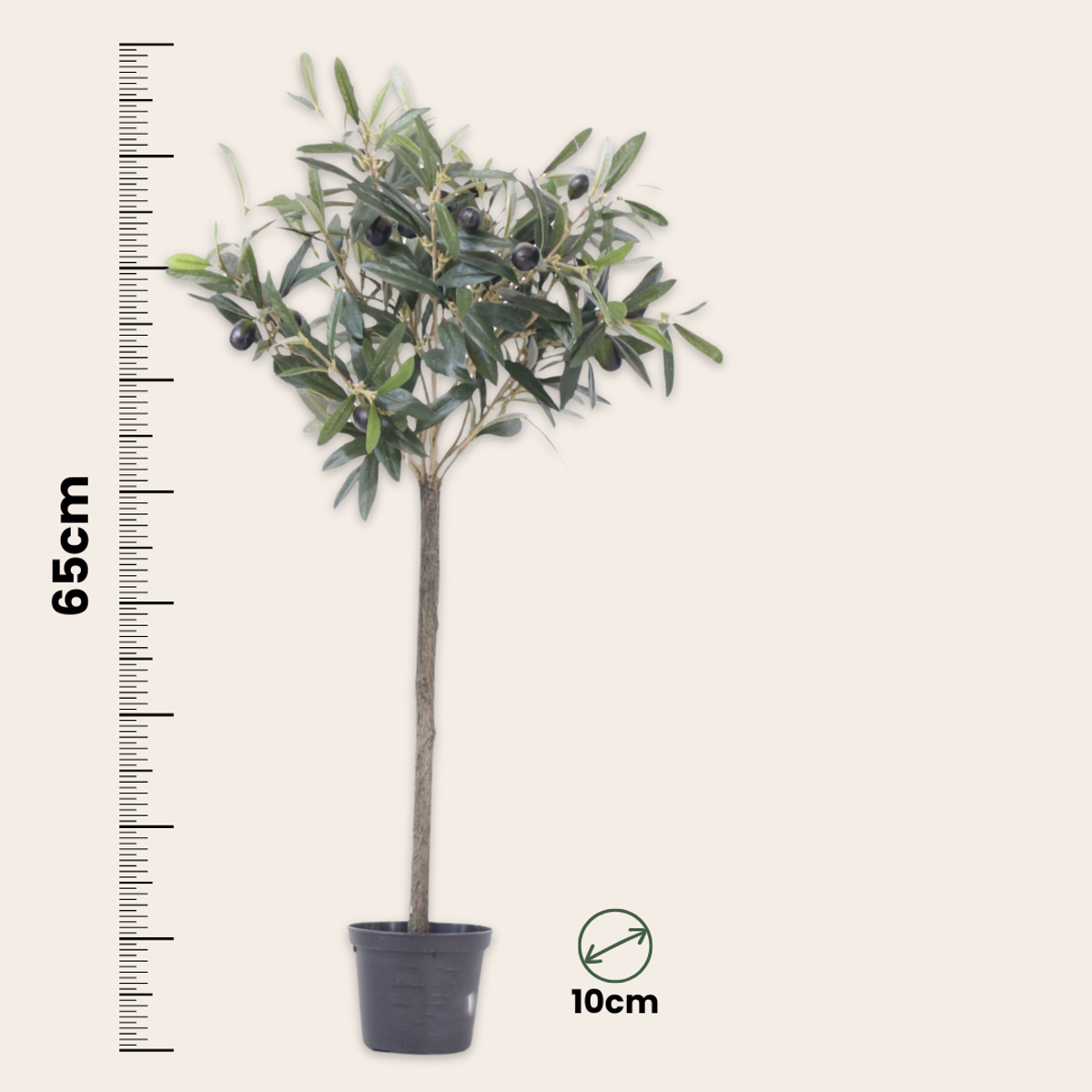 Artificial Plants Künstlicher Olivenbaum – Höhe 65Cm