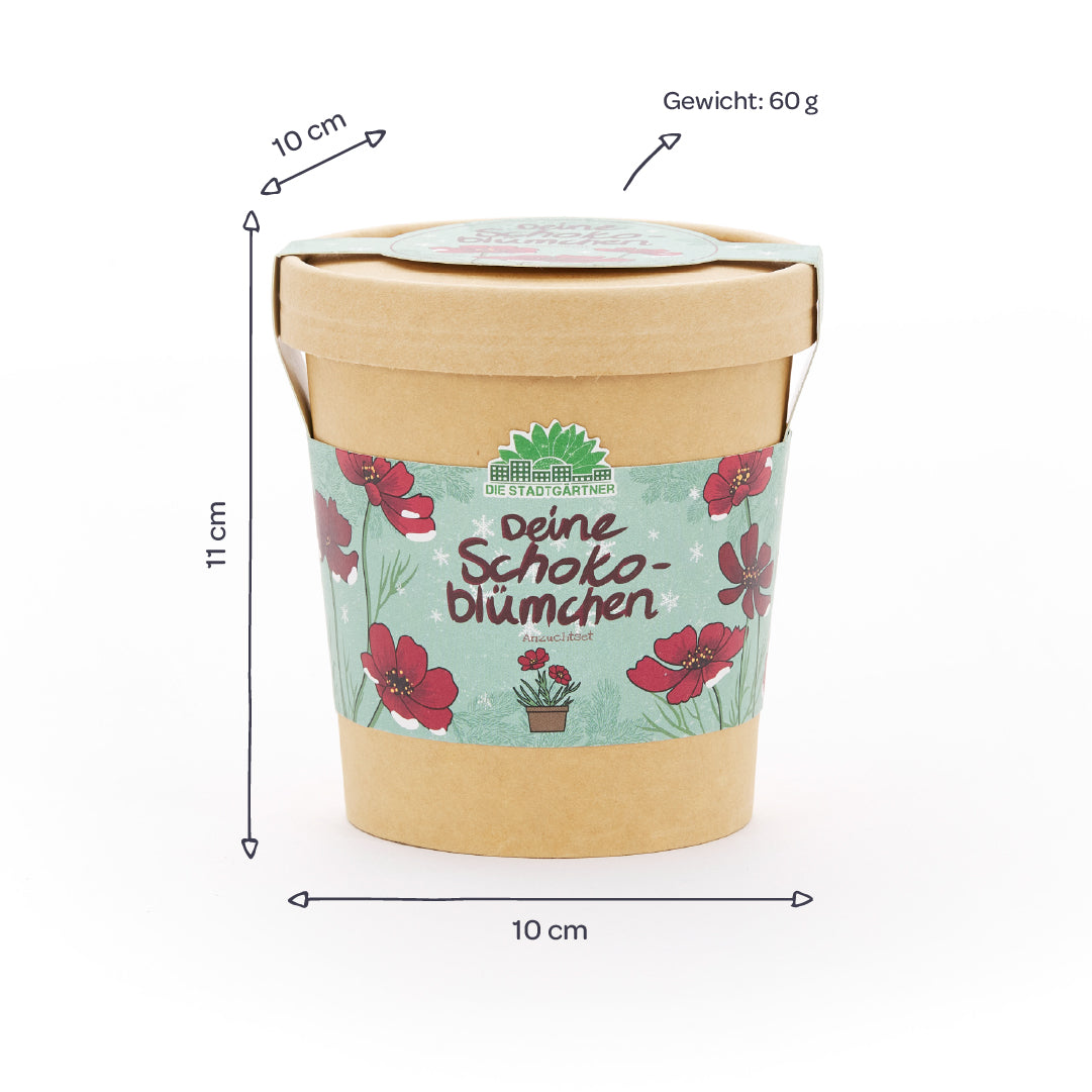 Schokoblumen aus dem Becher