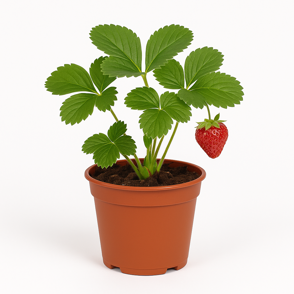 Erdbeere „Osterfee“ (Fragaria x ananassa) – 3 Pflanzen – Frühtragende Sorte mit süß-aromatischen Früchten – Winterhart & pflegeleicht – Für Garten, Hochbeet & Balkon