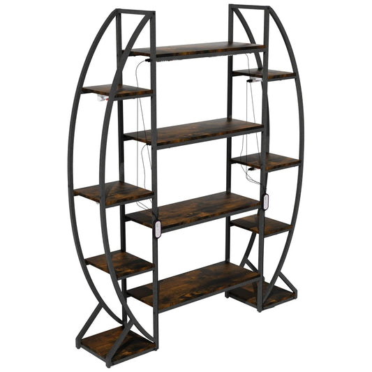 70 Inch Tall Indoor Plant Rack Flower Stand with Plant Grow Lights Storage Stand