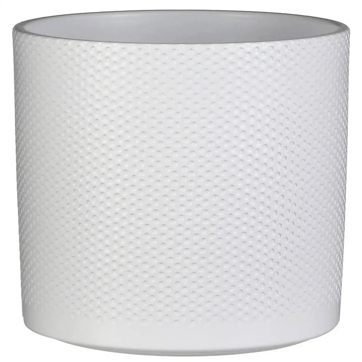 Large Luxury Era Ronde Pot with Mica Decorations 21 X 23 cm Floor Plant Pot with Relief Pack Size