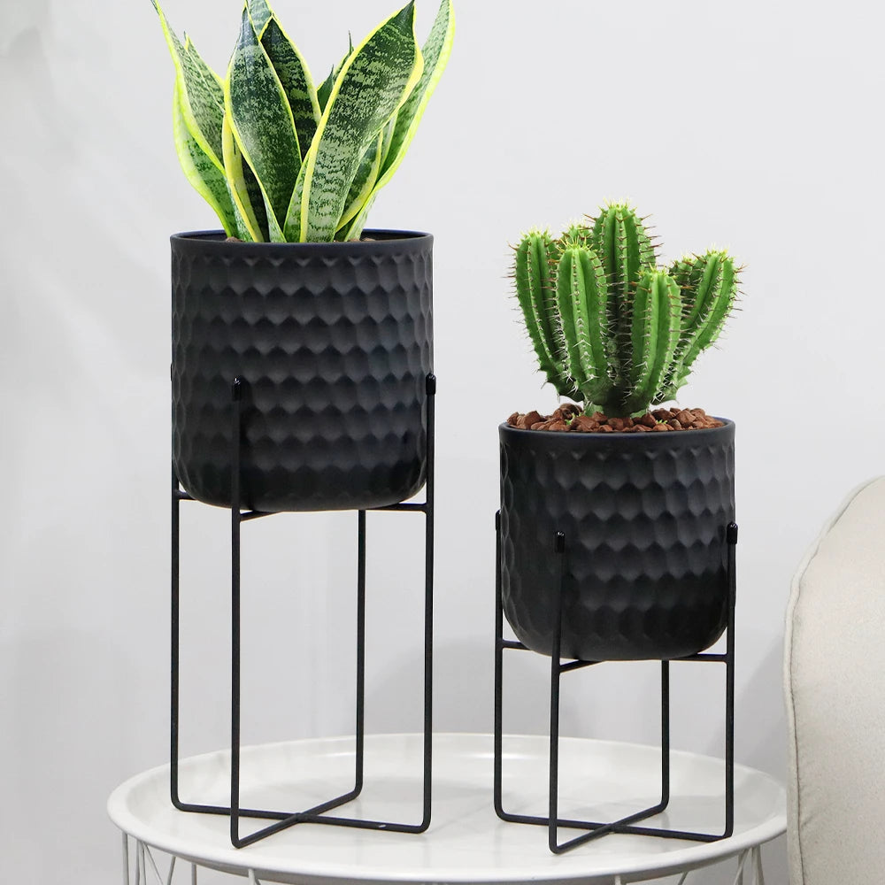 Metal Plant Stands Flower Stand Holders Modern Plant Holders Flower Holder for Flower Pot Indoor Living Room