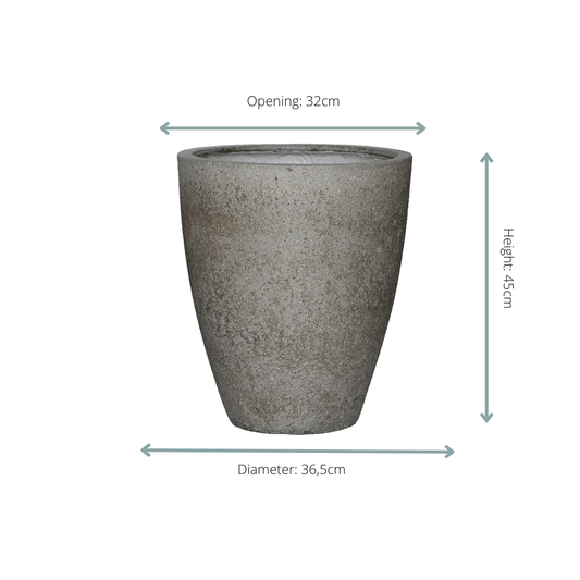 Pot Ben M Dioret Grey - D37 x H45