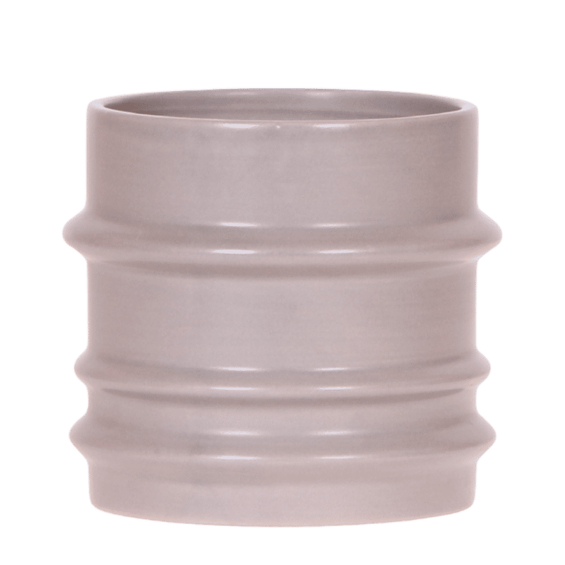 Mellow-Übertopf – Grau – Ø9cm