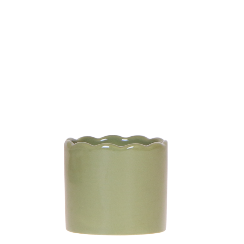 Kolibri Home Curve Übertopf – Grün – Ø6cm
