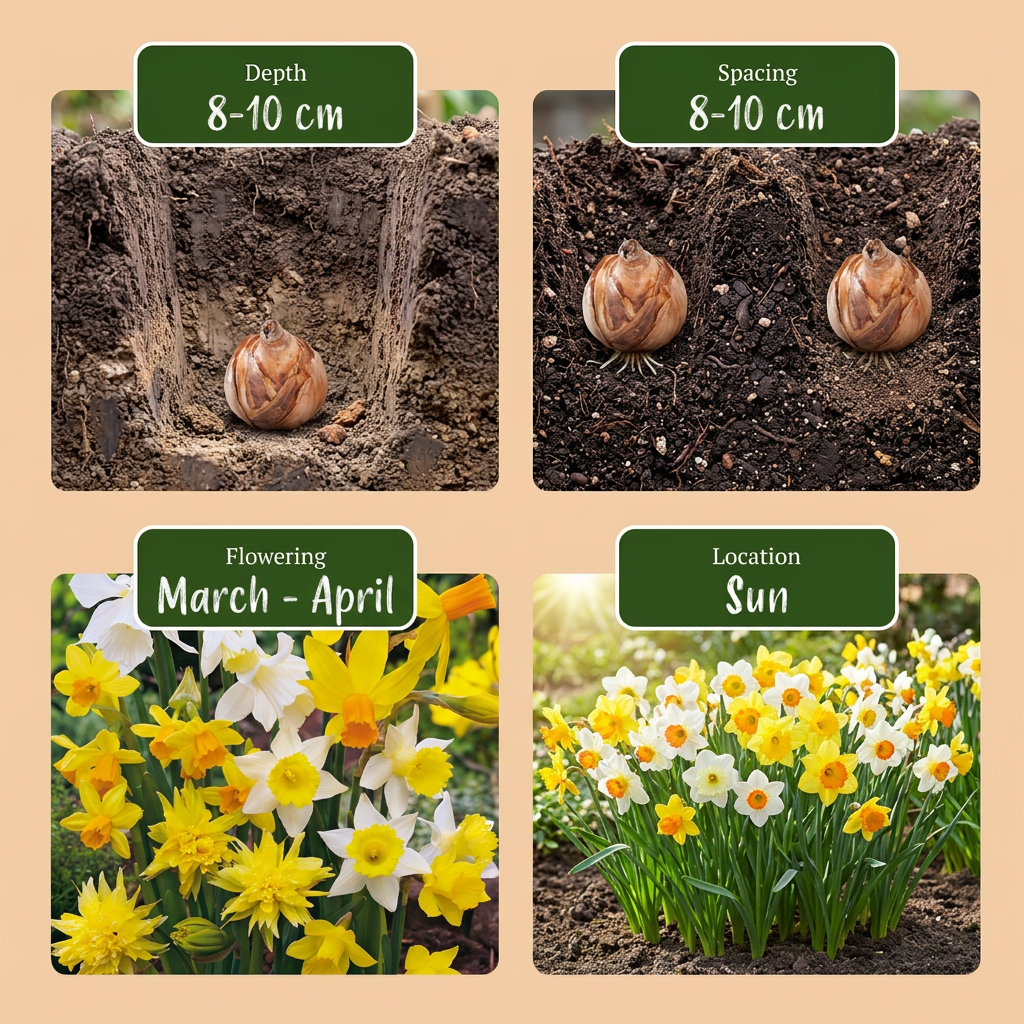 Narzissen-Mix 'Botanical' – Gelb-Weiß – Ansicht 4