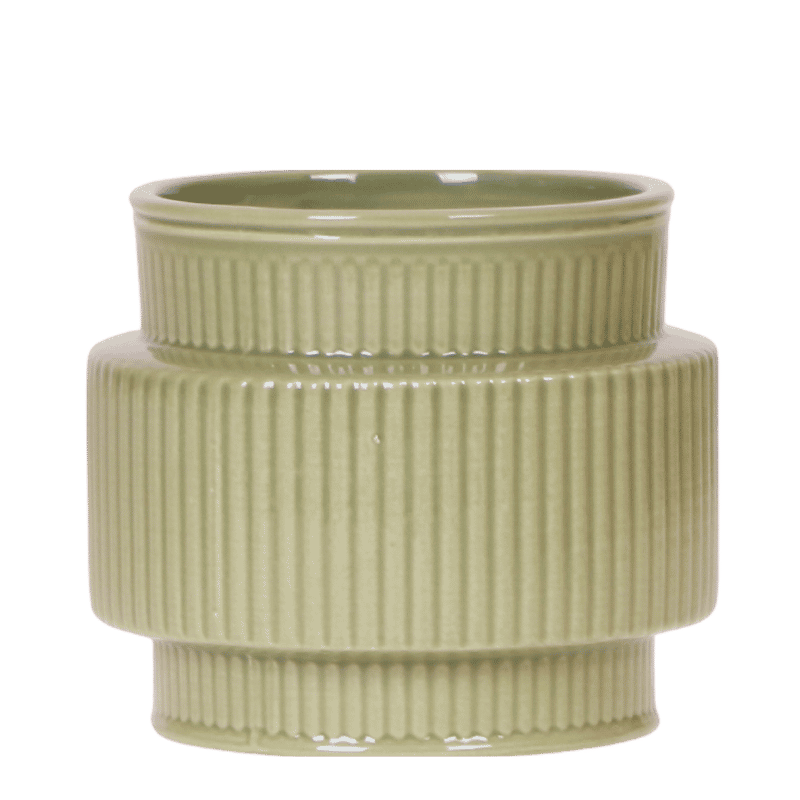 Übertopf 'Allure' – Grün – Ø9cm