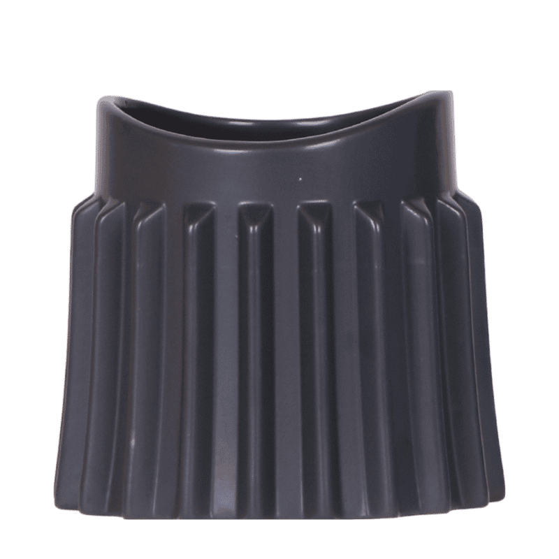 Kolibri Home 'Raw' Übertopf – Schwarz – Ø9cm