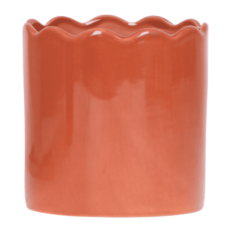 Kolibri Home Curve Übertopf – Terracotta – Ø12cm