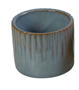 Dekotopf 'Linnea' – Misty Blue – Ø 6 cm
