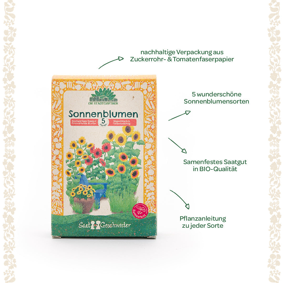 Saatgut-Set "Sonnenblumen"
