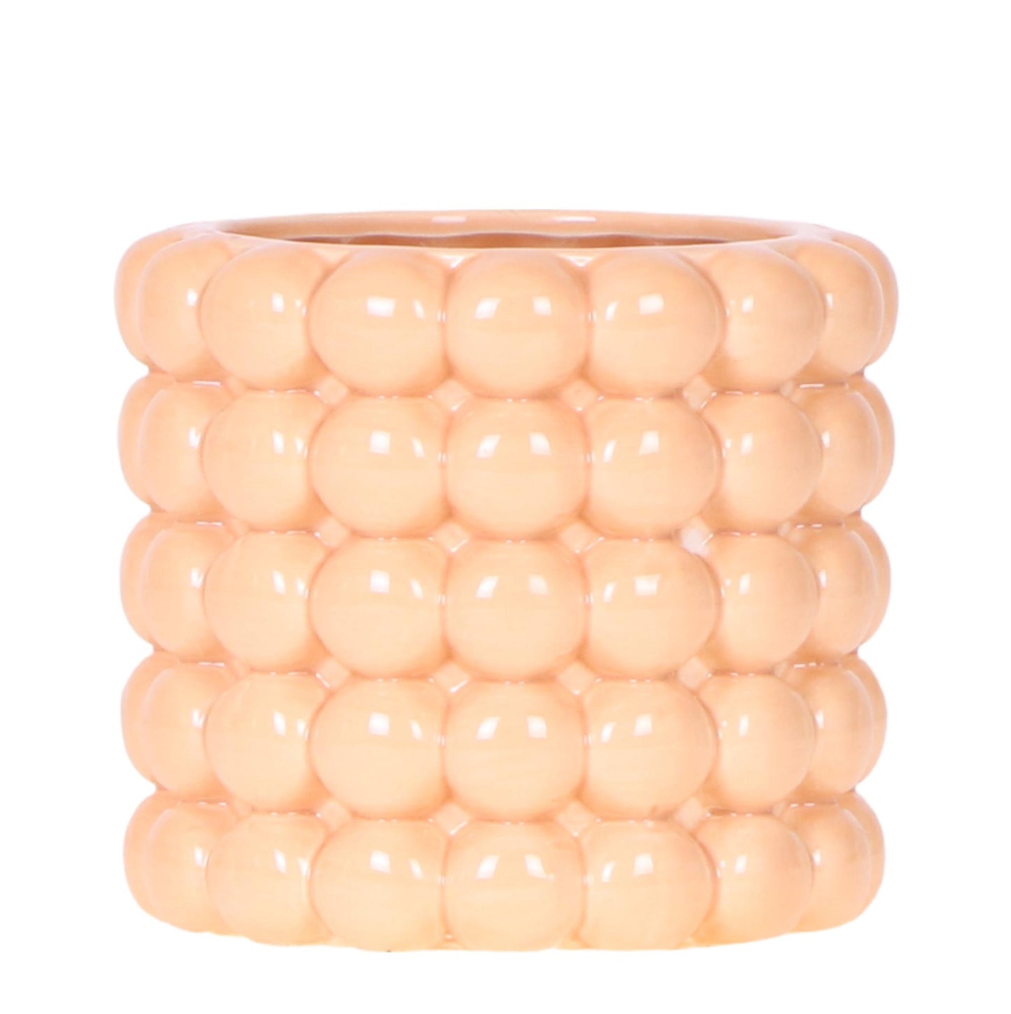 Kolibri Home | Poppy Ziertopf - Peach - Ø9cm