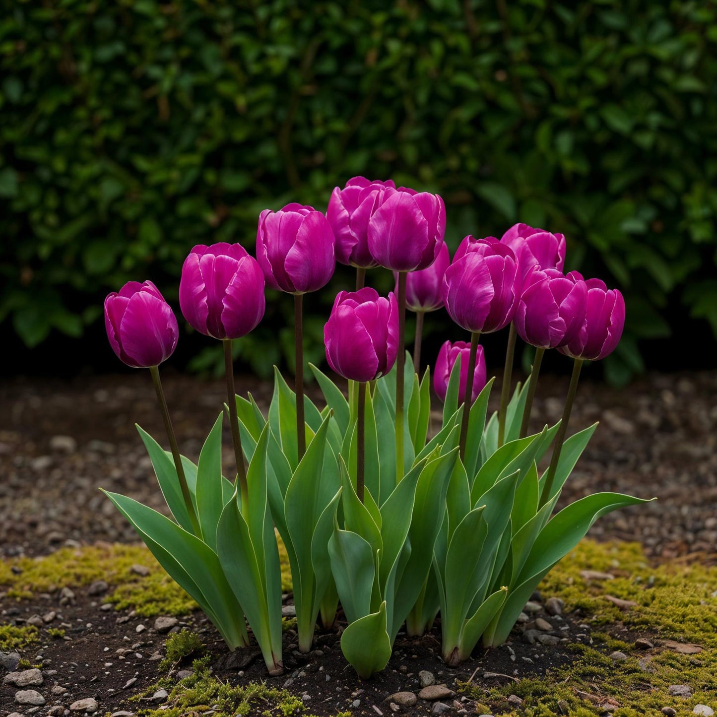 GreenboutiQ - Blumenzwiebeln - Tulp Triumph Purple - Farbe Lila - 15 Stück - Zwiebelgröße 11/12 - XXL Pack