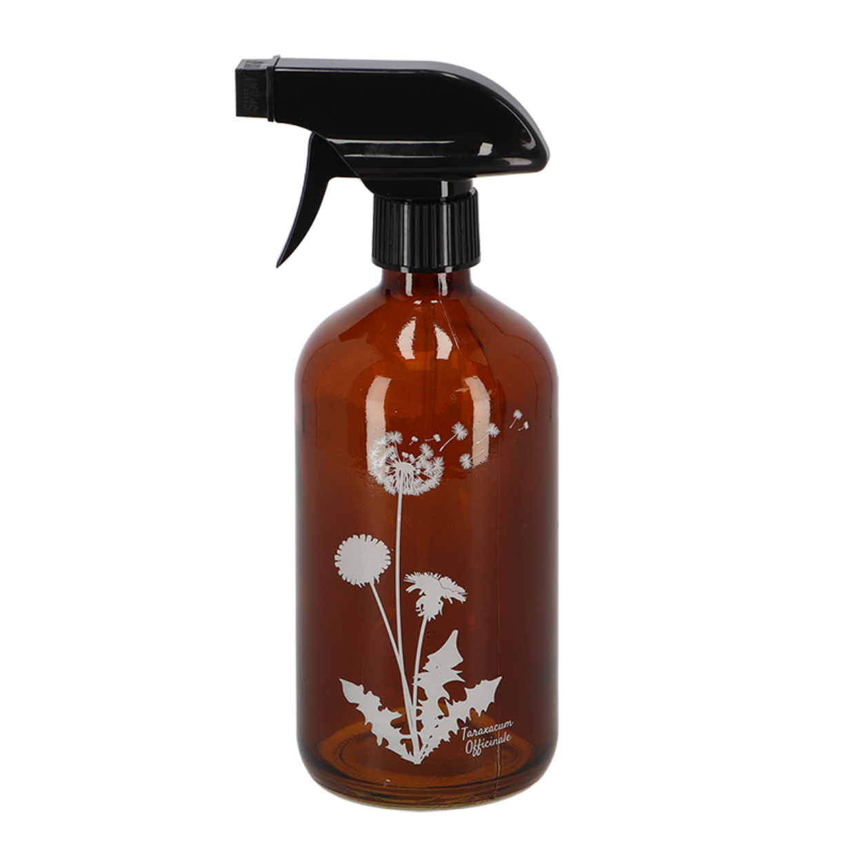 Wasser Sprühflasche Wildblume – Braun – S – 8,8 cm x 7,5 cm x 21 cm – Handlicher Pflanzensprüher mit Blumendesign – Für Zimmerpflanzen & Stecklinge