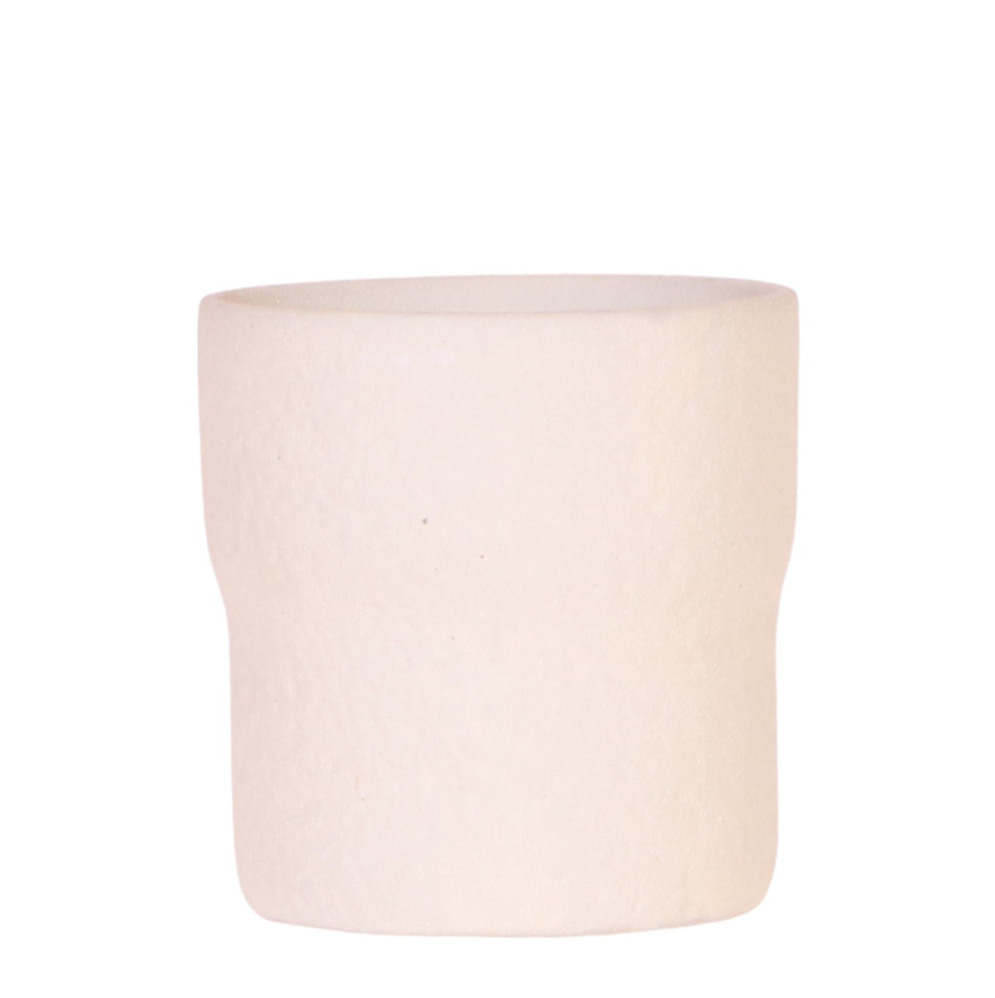 Rustic Zierpflanztopf - White - Ø9cm – Minimalistischer Dekotopf im Slow Living Stil – Natürliche, ruhige Wohnatmosphäre