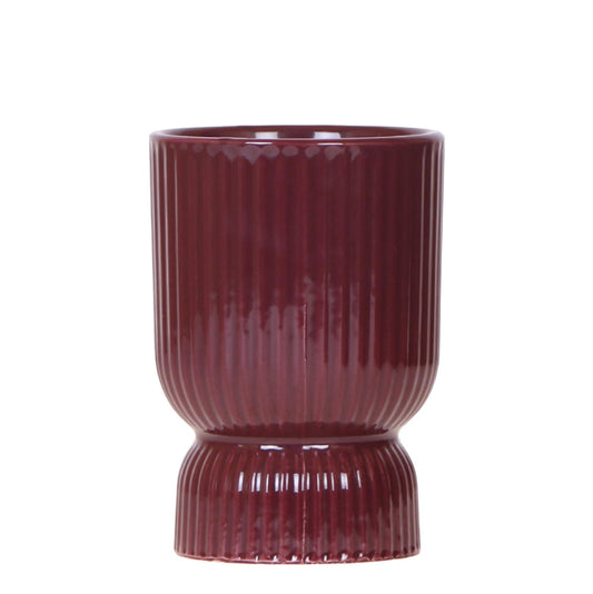 Kolibri Home | Diabolo-Ziertopf | Ø9cm - Burgundy