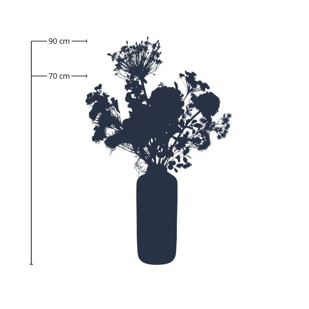 Kunstblumenstrauß Pastell – 70–90 cm – Hochwertige Seidenblumen in Pastelltönen – Pflegeleichte Deko für Tisch, Wohnraum & Büro